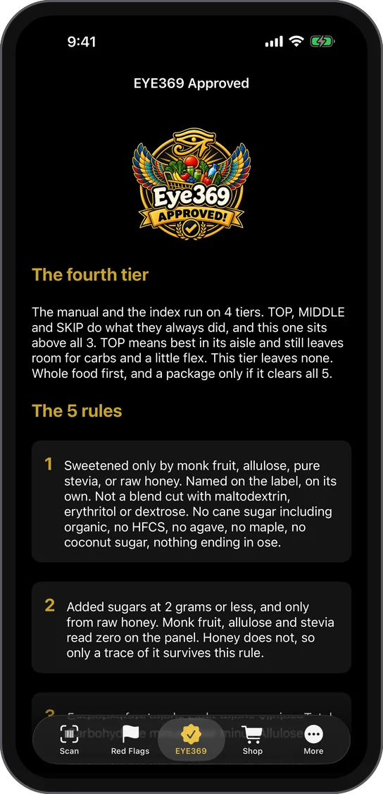 The five rules, and the seal