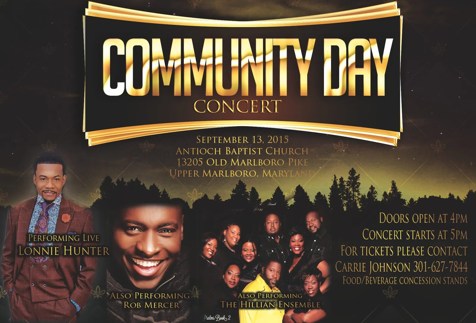 Community Day Concert, Antioch Baptist Church