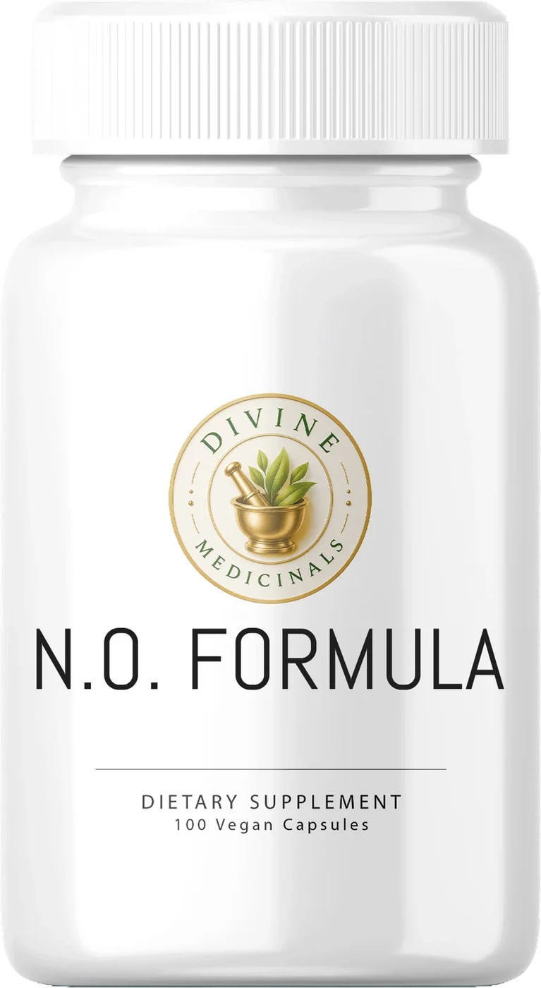 N.O. Formula capsule bottle mockup