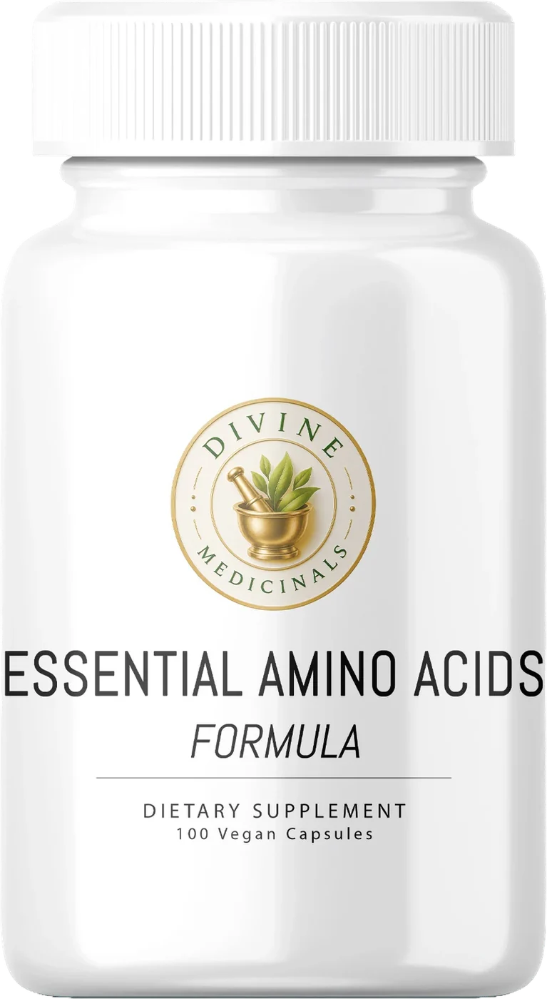 Essential Amino Acids capsule bottle mockup
