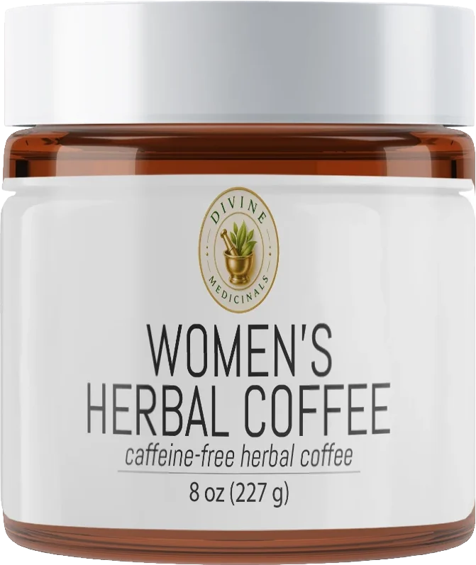 Women’s Herbal Coffee jar mockup