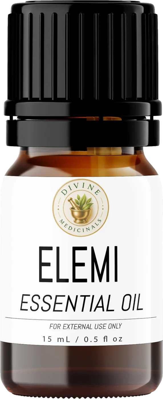 Elemi essential oil mockup