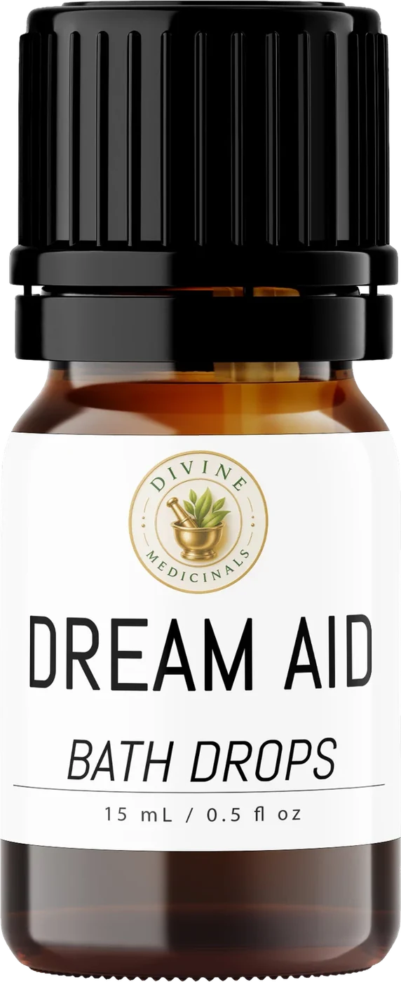Dream Aid bath drops mockup