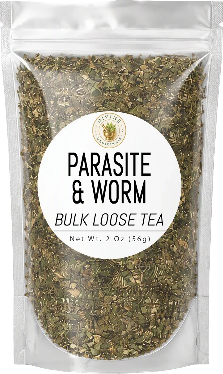 Parasite and Worm loose tea pouch mockup