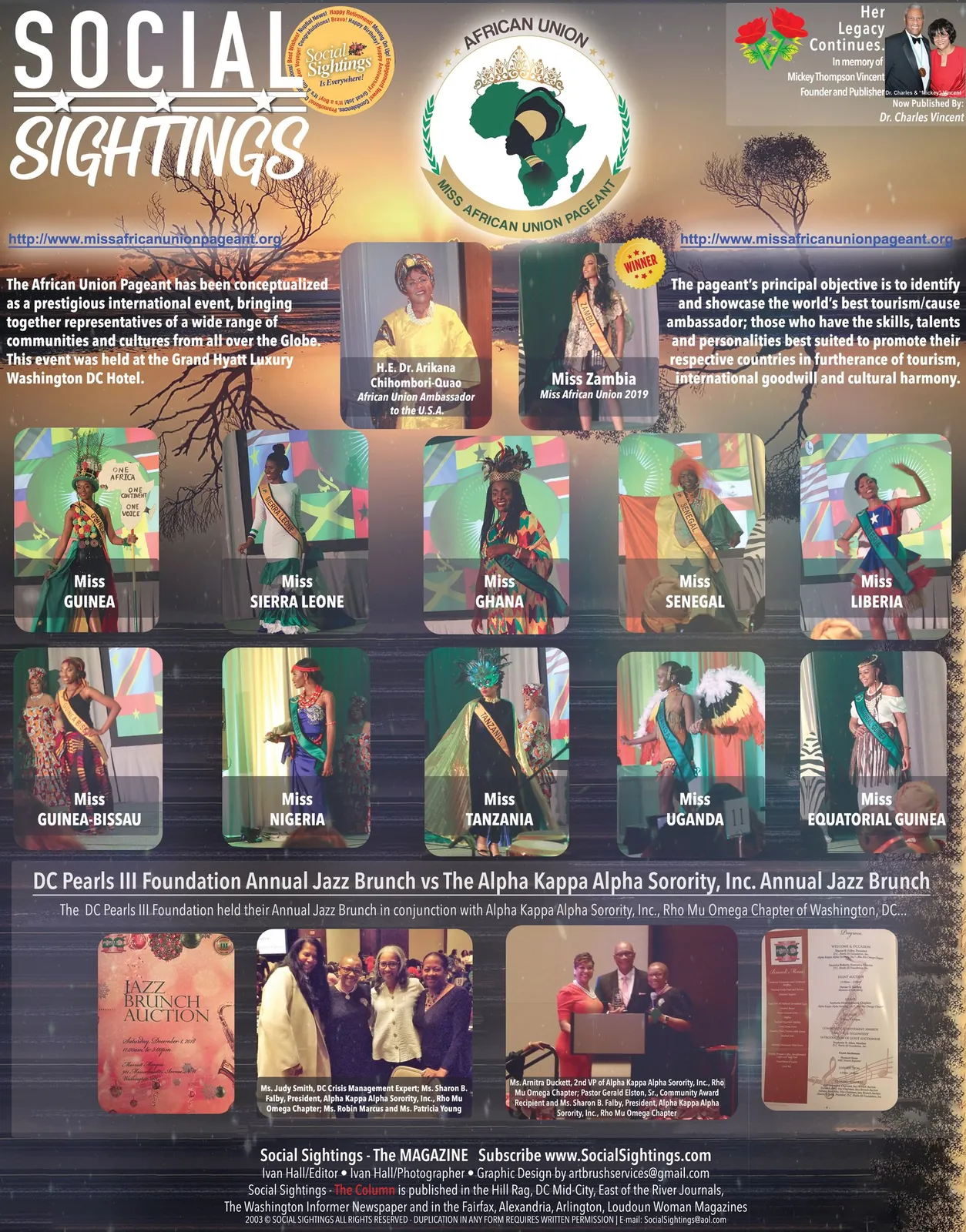 Social Sightings: African Union Pageant, The Washington Informer