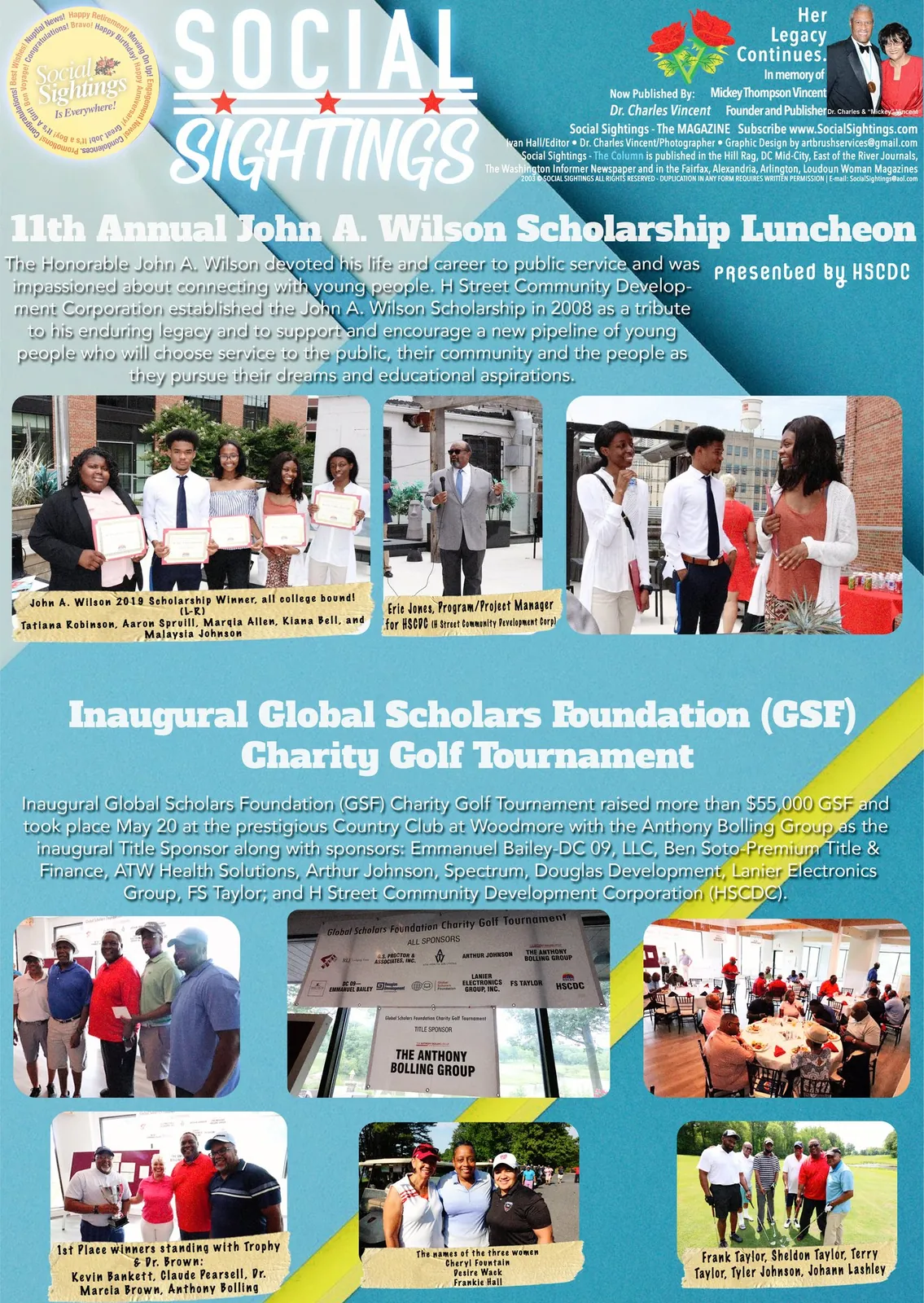 Social Sightings: Global Scholars Foundation, The Washington Informer