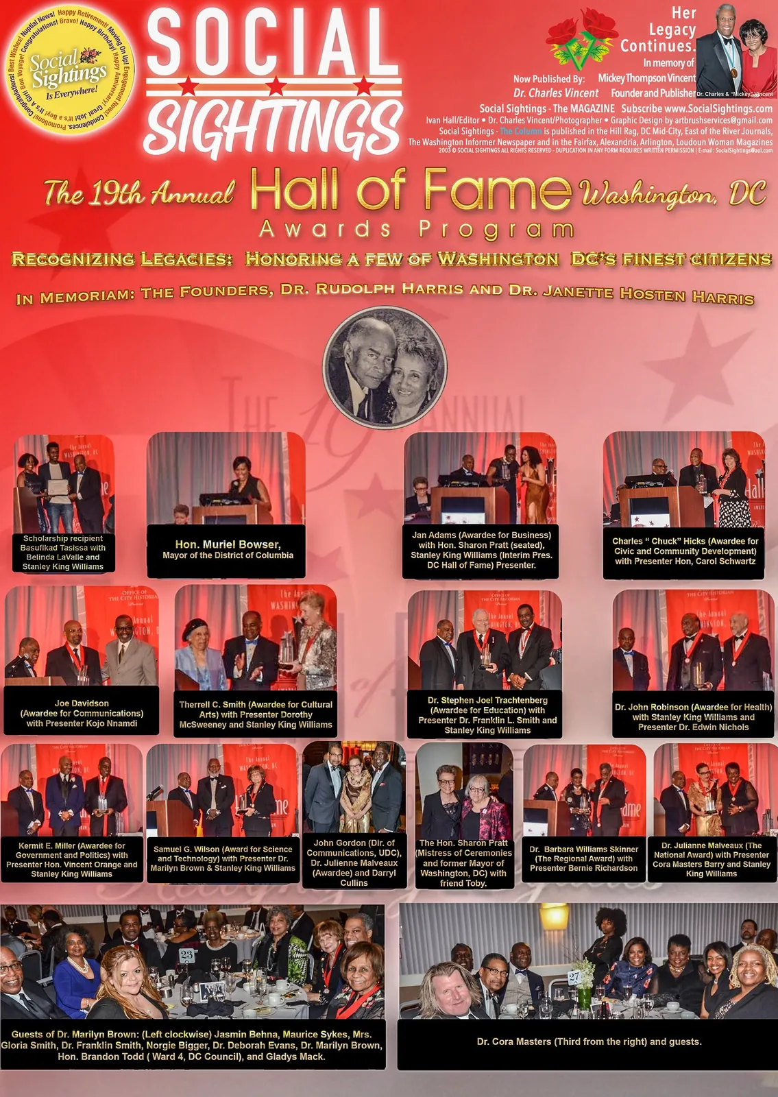 Social Sightings: The 19th Annual Hall of Fame Awards, The Washington Informer