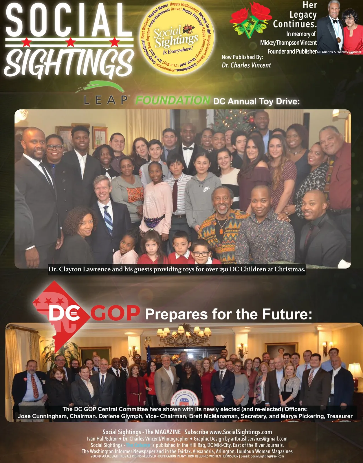 Social Sightings: Toy Drive and the DC GOP, The Washington Informer