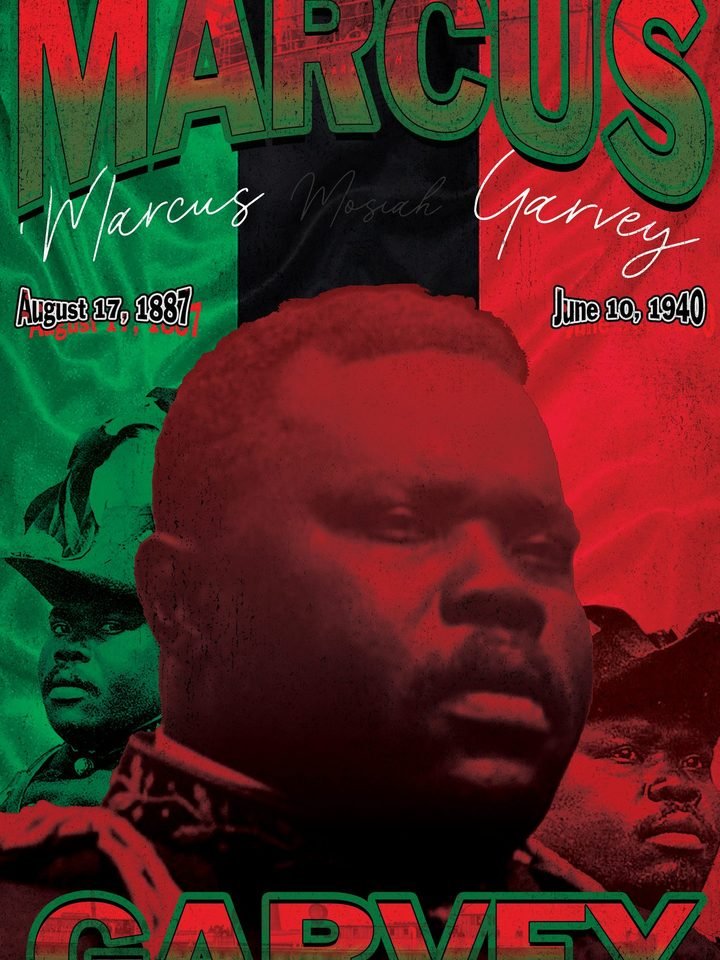 Marcus Garvey portrait tee