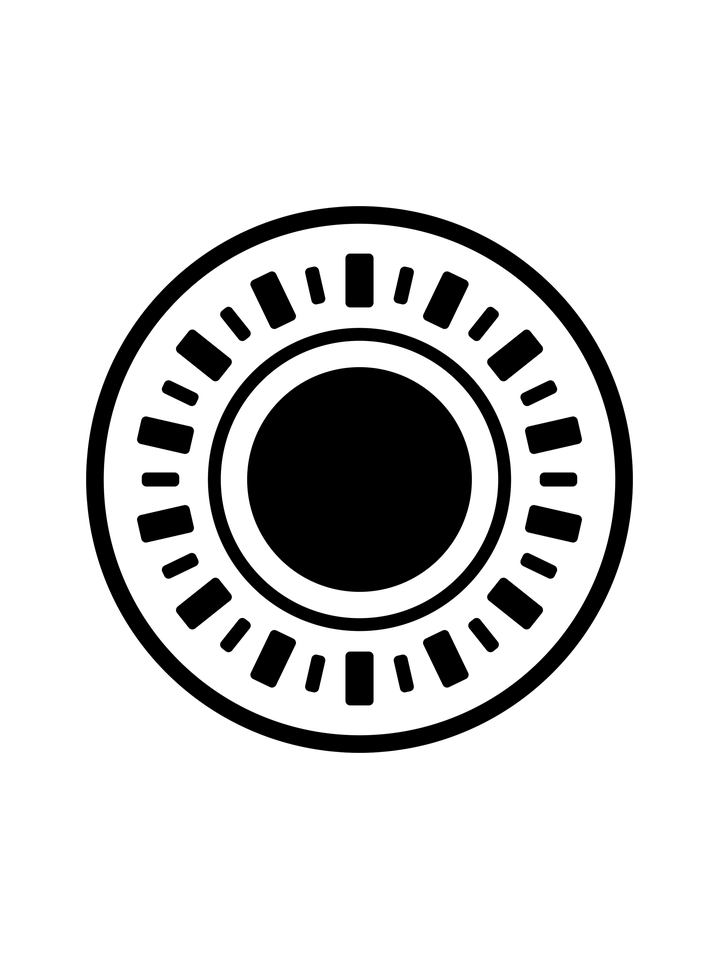 The guitar-rosette mark