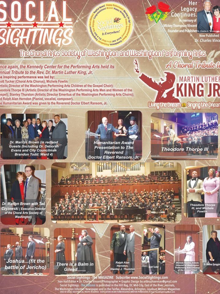 Social Sightings Society Pages, The Washington Informer